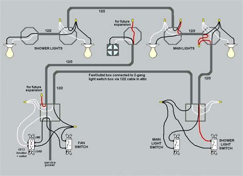 led light switch wiring diagram